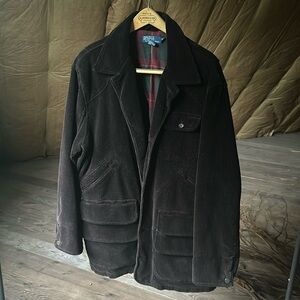 Vintage Ralph Lauren corduroy flannel lined jacket
